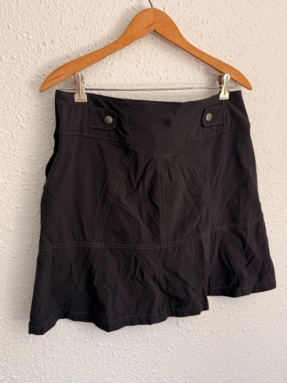 Athleta navy blue active wear skirt skorts 4